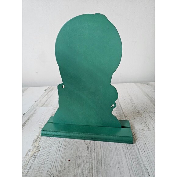 Ohio St Patrick's Day harp angel cherub sign decor glitter green spring home dec - Picture 6 of 9
